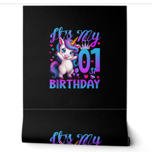 1st birthday unicorn It's my 1st birthday Tank Top Wallpaper