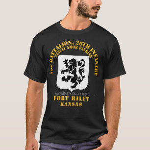 1st Bn 28th Infantry Ft Riley KS T-Shirt