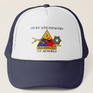 1ST BN 36TH INFANTRY 1ST ARMORED HAT