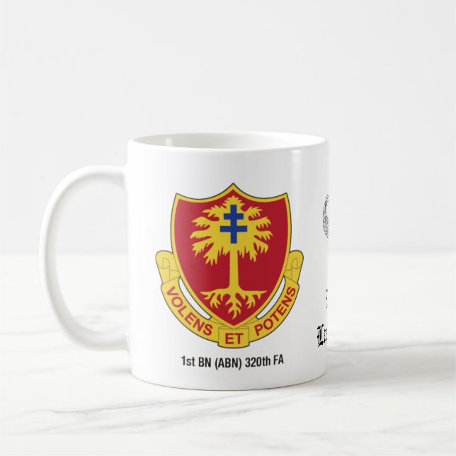 1st BN (ABN) 320th FA, 82nd ABN DIV Mug (Left)