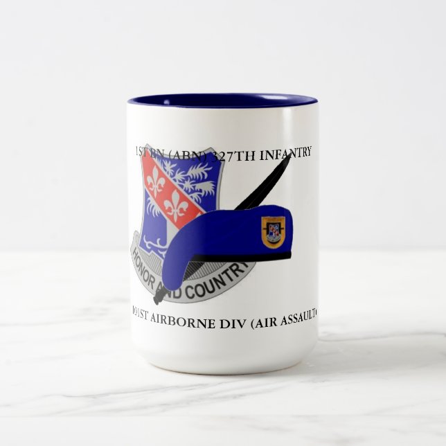 1ST BN (ABN) 327TH INFANTRY MUG (Center)