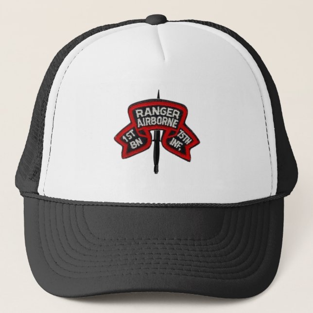 1ST BN (RANGER) 75TH INFANTRY  TRUCKER HAT (Front)