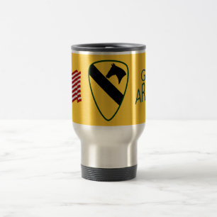 1st Calvary Division Travel Mug
