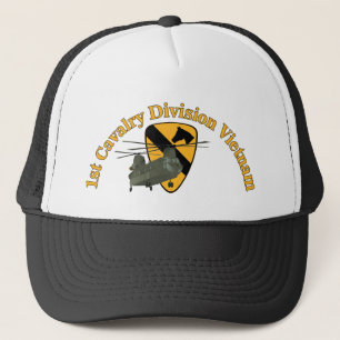 1st Cav Vietnam CH-47 Trucker Hat