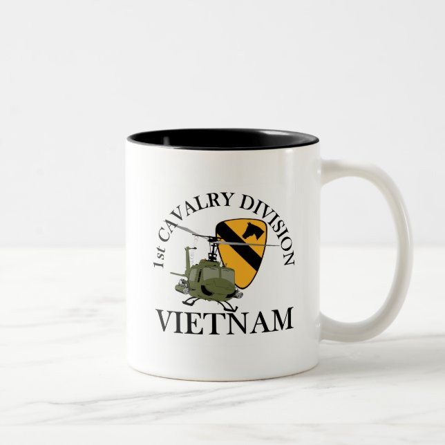 1st Cav Vietnam Vet Two-Tone Coffee Mug (Right)