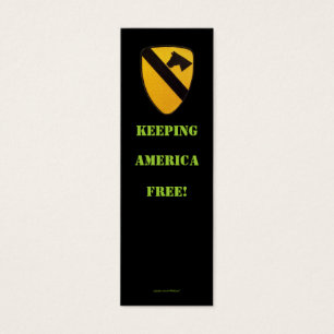 1st cavalry air cav war veterans bookmarker