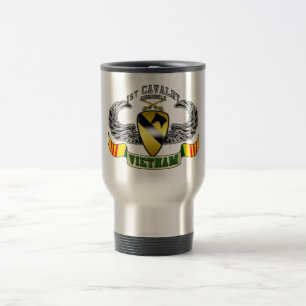 1st Cavalry-Airmobile, Vietnam Travel Mug