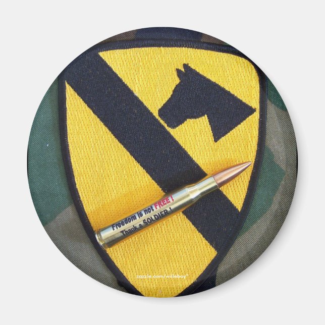 1st cavalry div cav air fort hood army vet Magnet (Front)