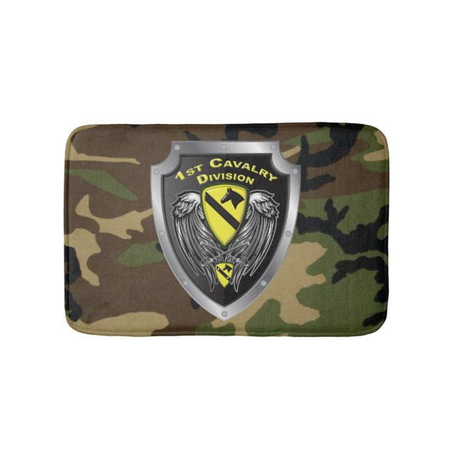 1st Cavalry Division 1st CAV Bath Mat (Front)