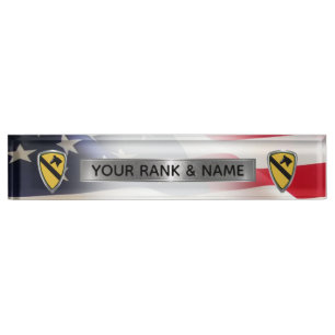 1st Cavalry Division - 1st CAV Nameplate