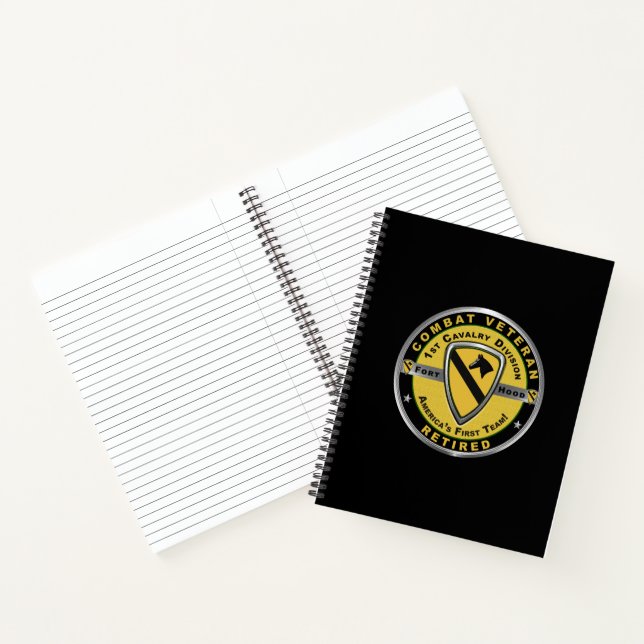 1st Cavalry Division 1st CAV Retired Notebook (Inside)