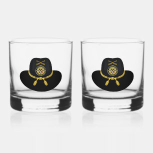 1st Cavalry Division Afghanistan Whiskey Glass