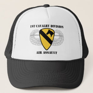 1st Cavalry Division Air Assault - W/Text Trucker Hat