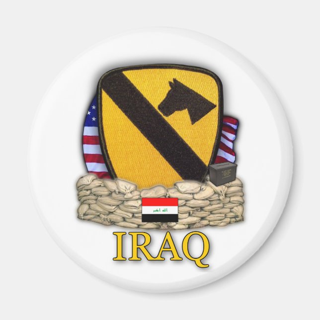 1st cavalry division air cav airmobile veterans magnet (Front)