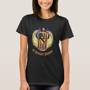 1st Cavalry Division Air Cav Military American Fla T-Shirt