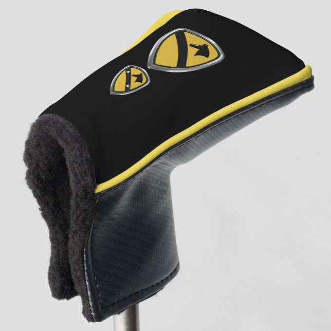 1st Cavalry Division America’s First Team Golf Head Cover (3/4 Front)