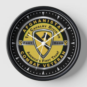 1st Cavalry Division Combat Veteran  Clock