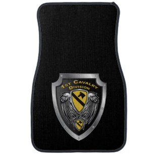 1st Cavalry Division Customised Cav Shield Car Mat