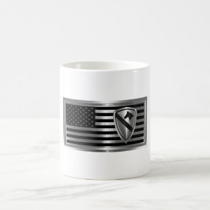 1st Cavalry Division Customised Flag Coffee Mug
