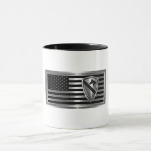 1st Cavalry Division Customised Flag Mug