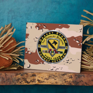1st Cavalry Division Desert Storm Veteran Plaque