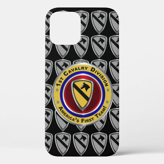 1st Cavalry Division “First Team” Case-Mate iPhone Case (Back)