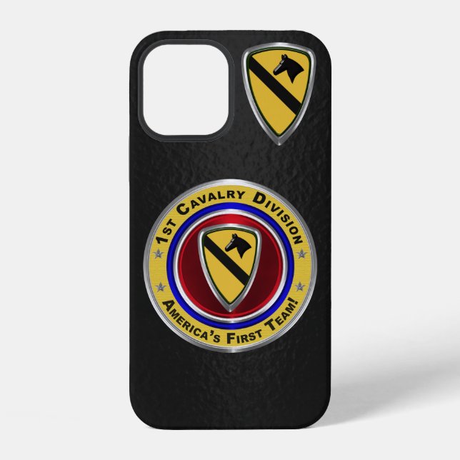 1st Cavalry Division “First Team” Customised iPhone Case (Back)