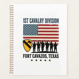 1st Cavalry Division Fort Hood Vintage Military Sh Planner
