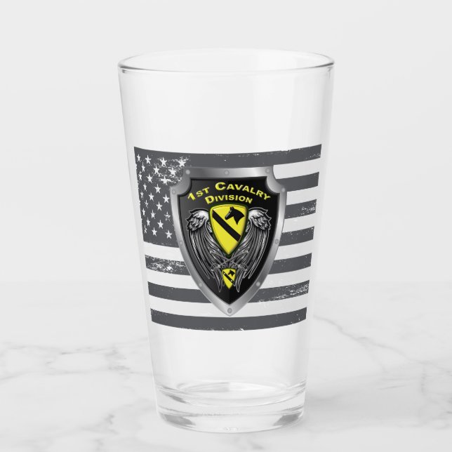 1st Cavalry Division Glass (Front)