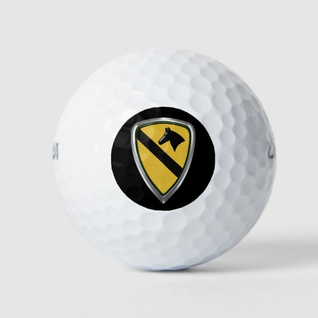 1st Cavalry Division Golf Balls (Front)