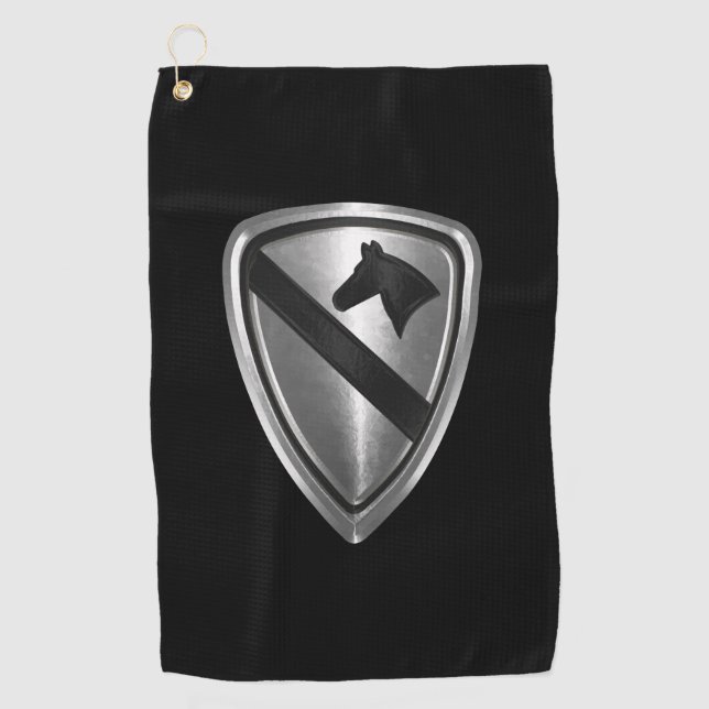 1st Cavalry Division     Golf Towel (Front)