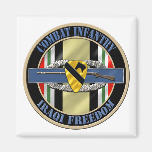 1st Cavalry Division Infantry OIF Magnet