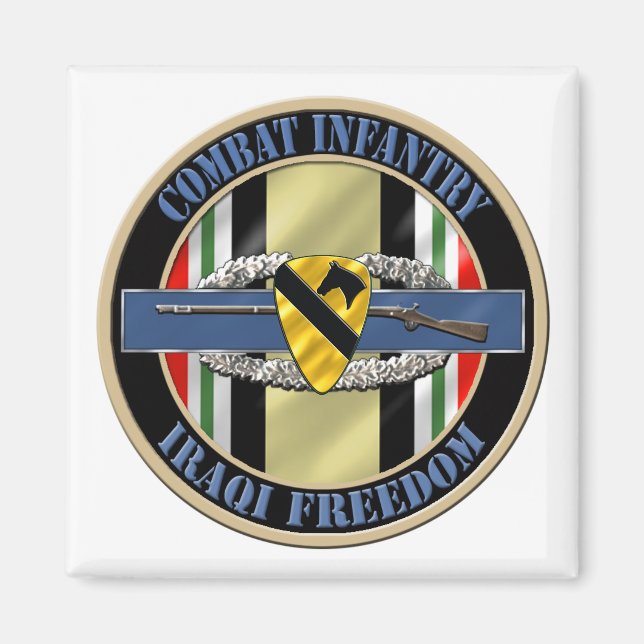 1st Cavalry Division Infantry OIF Magnet (Front)
