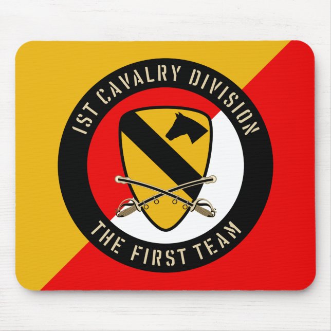 1st Cavalry Division Mouse Pad (Front)