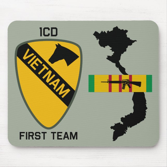 1st Cavalry Division Mousepad (Vietnam) (Front)