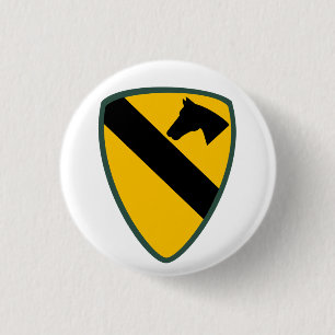1st Cavalry Division Patch 3 Cm Round Badge