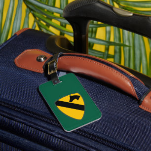 1st Cavalry Division Patch Luggage Tag