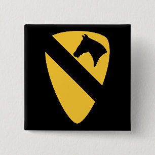 1st Cavalry Division Patch Patriotic 15 Cm Square Badge