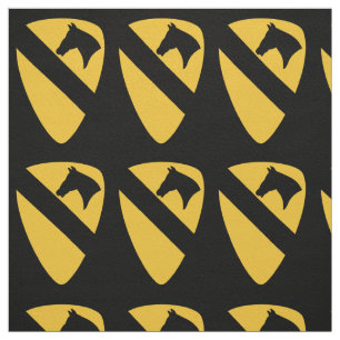 1st Cavalry Division Patch Patriotic Fabric