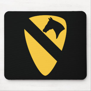 1st Cavalry Division Patch Patriotic Mouse Pad