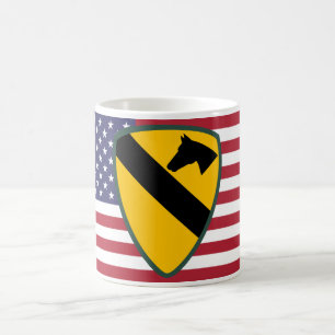 1st Cavalry Division Patch United States Coffee Mug