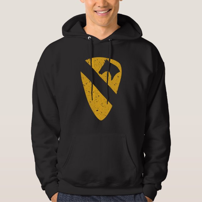 1st Cavalry Division - Patch (Weathered) Hoodie (Front)