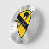 1st Cavalry Division Round Clock (Angle)
