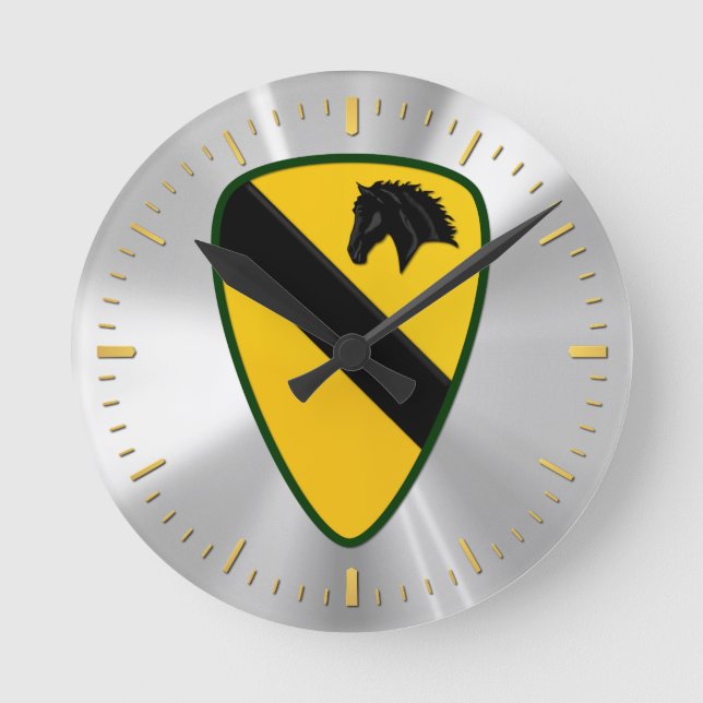 1st Cavalry Division Round Clock (Front)