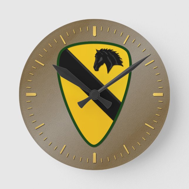 1st Cavalry Division Round Clock (Front)