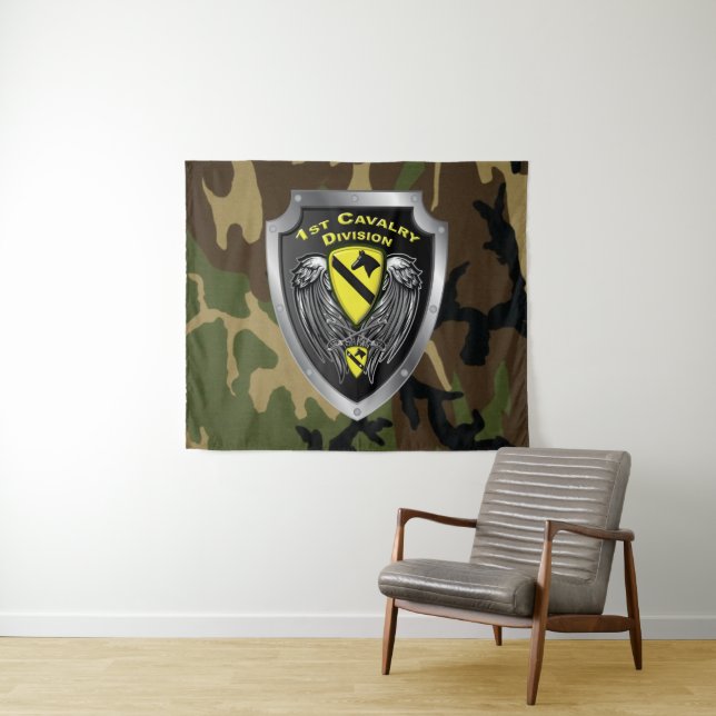 1st Cavalry Division Veteran Tapestry (In Situ (Horizontal))