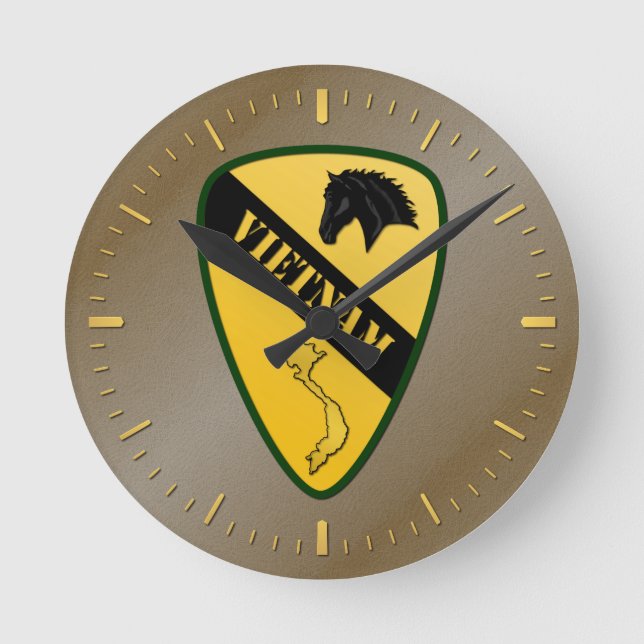 1st Cavalry Division, Vietnam Round Clock (Front)