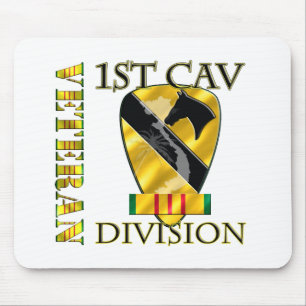 1st Cavalry Division Vietnam Veteran Mouse Pad