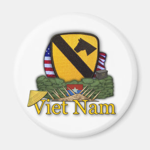 1st cavalry division vietnam veterans war vets Mag Magnet