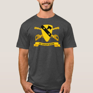 1st Cavalry Division w Br Ribbon T-Shirt